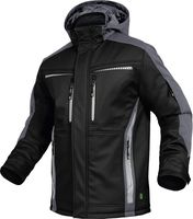 Softshell Jacke Leib Wächter FLEXI schwarz/grau, Gr. 3XL - Textilien