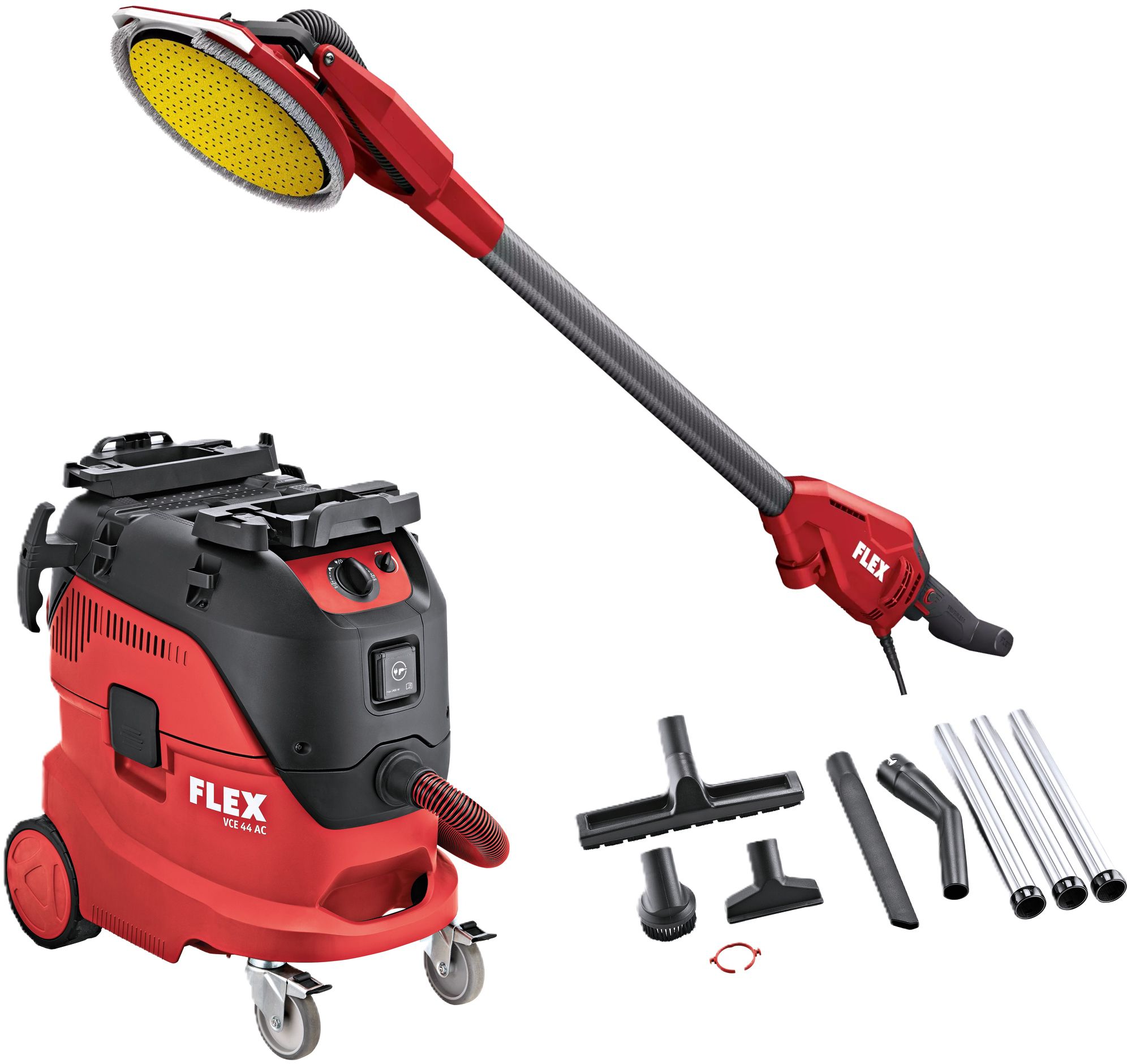 FLEX VCE 44 LAC + GE 6 R-EC Wand -und Deckenschleifer , Sauger inkl. Reinigung - Diverse Anbieter