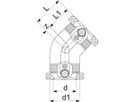 ELGEF Winkel 45° PN 16 (Karton à 6 Stk.) d 125mm 753 151 815 - ELGEF Plus Elektroschweissfittinge