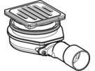 Bodeneinlauf Varino horizontal 50/63mm 388.030.00.1 nicht siphoniert - Geberit-PE-Formstücke