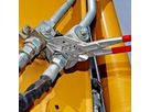 KNIPEX Zangenschlüssel, vernickelt 8603, L= 400mm, -Ø 85mm, PVC-Griffhülle - Zangen, Schneiden