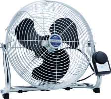 WIDMER Windmaschine V 14 verchromt, 35cm 230V, 120W, 3 Stufen, 5878m3/h - Klima
