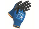 UVEX Arbeitshandschuh phynomic WET Gr. 12, blau/anthrazit, Art. 60060 - Arbeitsschutz