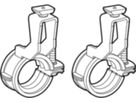 GIS Befestigungs-Set Verteiler gekröpft 25-30mm 653.493.00.1 - Geberit-Push Fit-Formstücke