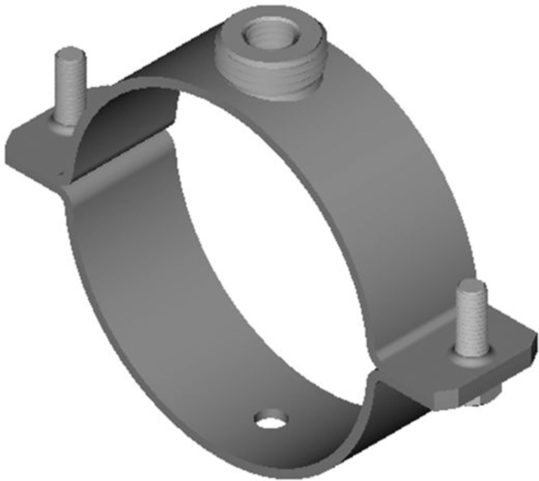 Polyfix Inox o.Gummi,ohne Mf 3/4"/M12 220 - 225 mm 5420 - Samvaz-Rohrschellen