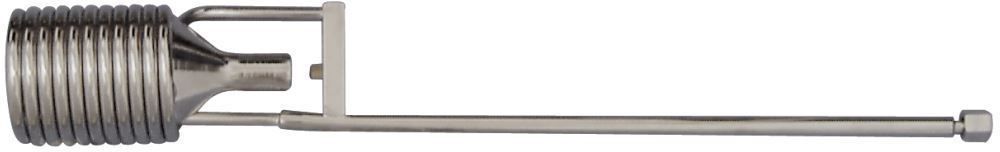 GLOOR Flüssigphasenbrenner Rostfrei Inox 144 kW 6080 , Spirale  aussen Ø80mm , L=580mm gerade - Schweissen