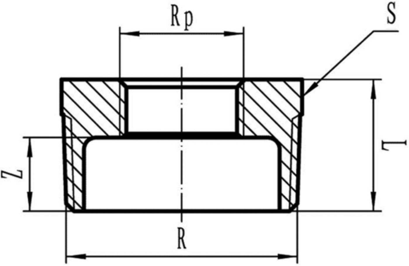 Inox-Red-Nippel AG/IG 1/2"-3/8" 1241 - Rostfreie Gewindefittings