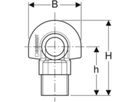Schalldämm-Set EPDM 1/2" 601.801.00.1 zu Anschlusswinkel 90° einfach - Geberit-Push Fit-Formstücke