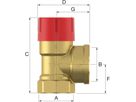 Sicherheitsventil Prescor 3/4" 2.5 bar - Flamco Zubehör
