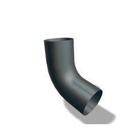 Rohrbogen 72° Ø60 mm P.10 dunkelgrau 202403 - PREFA Dachentwässerungssysteme