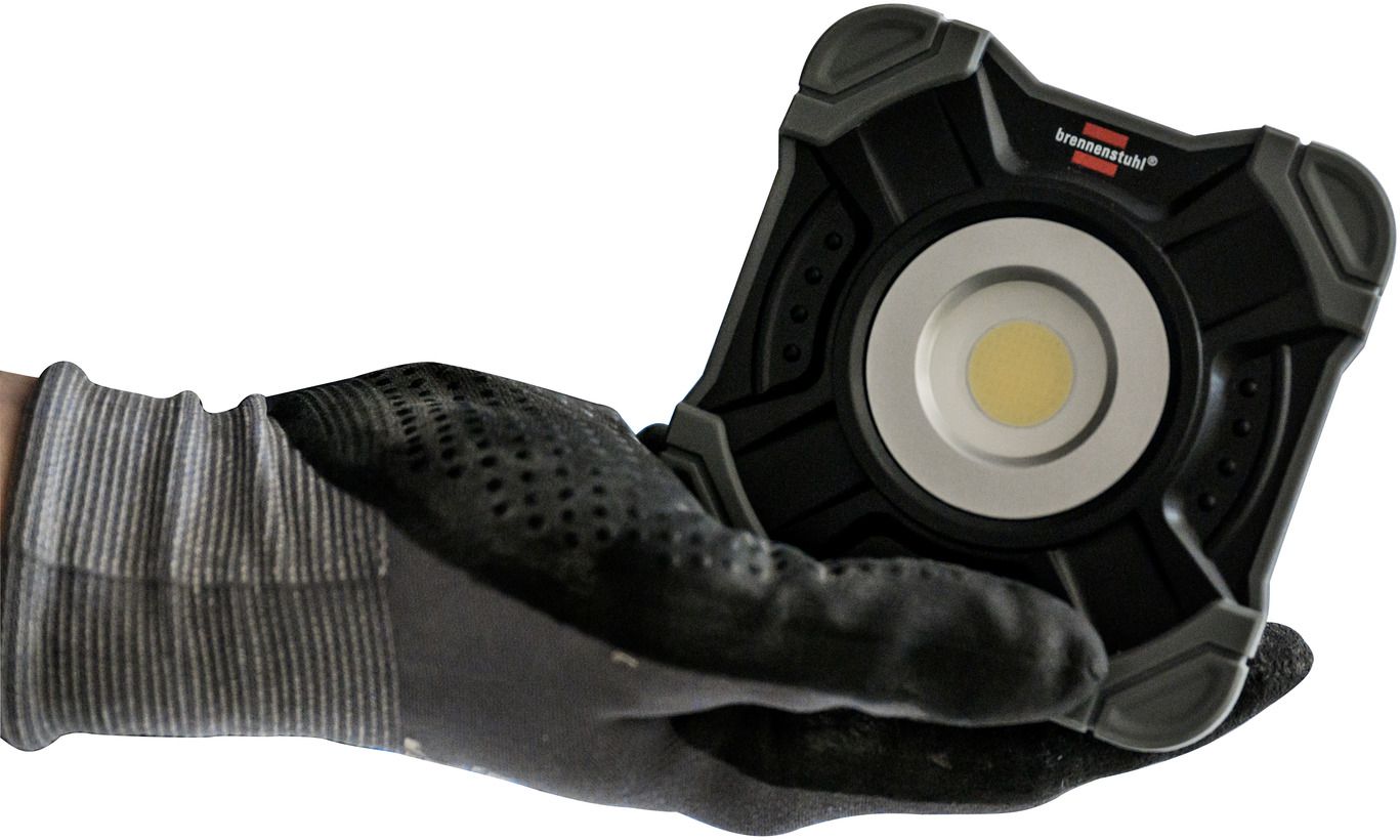 BRENNENSTUHL Akku LED Arbeitsstrahler SH 1000 MA Akku LED Arbeitsleuchte 1000lm, IP54, 6h Leuchtdau - Lampen, Leuchten
