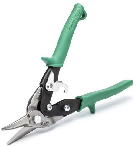 WISS Blechschere, Rechts M2R, grün, L= 250mm - Spenglerwerkzeuge