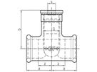 Reguliermuffe 599a V 1/2" 770 599 204 - GF verz. Tempergussfittings
