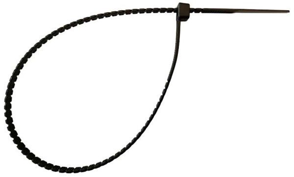 FORTEC Kabelbinder, schwarz Easy Turn, 360 x 8.0mm - Kabelbinder PA