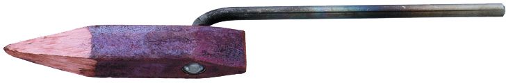 Kupferkolben, Spitzform 3502, 300g - Schweissen