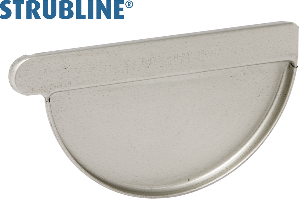 Anklemmboden rechts 330 mm 126 "Strubline" - Uginox Spenglereihalbfabrikate