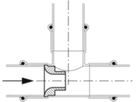Saugdüse für Einrohrheizung 22mm 90254 - Mapress-Heizungs-Formstücke