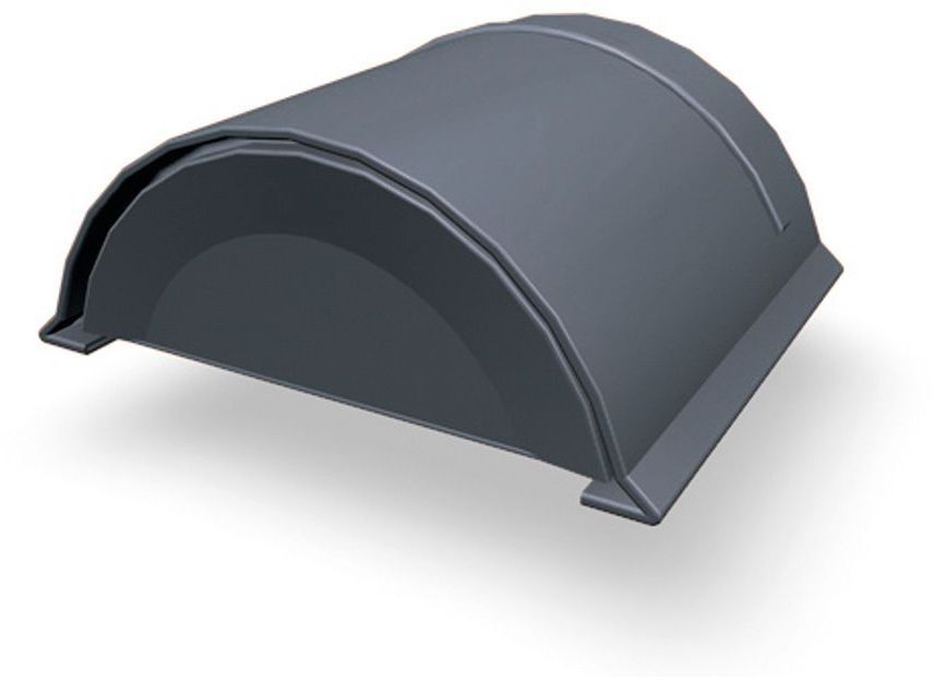 PREFA Jet-Lüfter-Vorkopf stucco 43 P.10 Steingrau 110614 - PREFA Dachsysteme