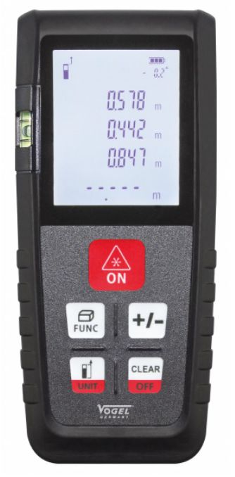 VOGEL Laser-Entfernungsmesser 0.05 - 100 m, 0.001 mm auf 1 m - Längenmessen