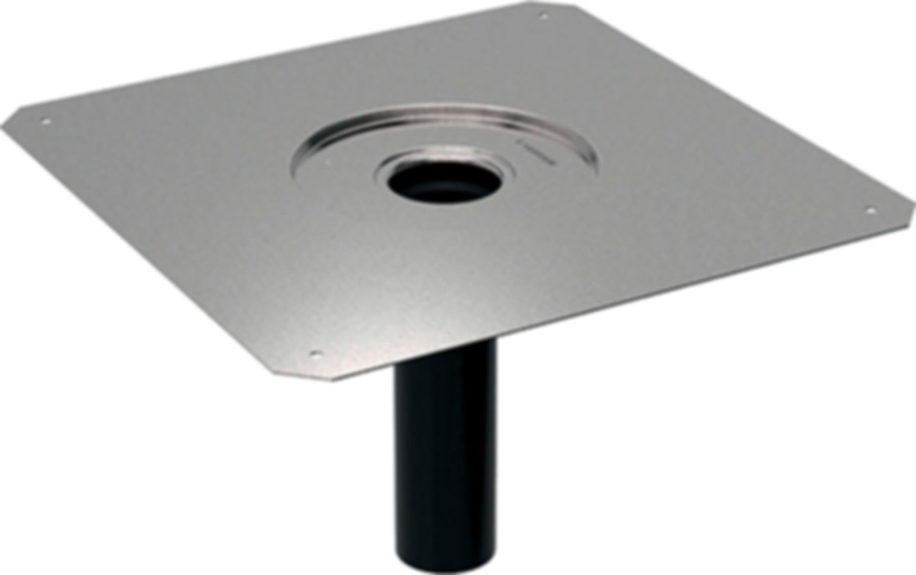 Pluvia Dampfsperranschluss 56mm CrNi-Stahl 1.4301 359.113.00.1 - Geberit-Dachentwässerung