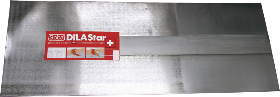 Dilastar 1Kopf verdeckt 830 mm 493 "SOBA" Zink - Dilatationen
