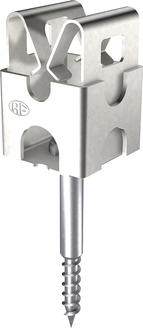 Leitungsh. m/Schraube 5x60 Inox 6-10 AF 240.009.000 / AV 59 Quadro - AF Blitzschutzprogramm