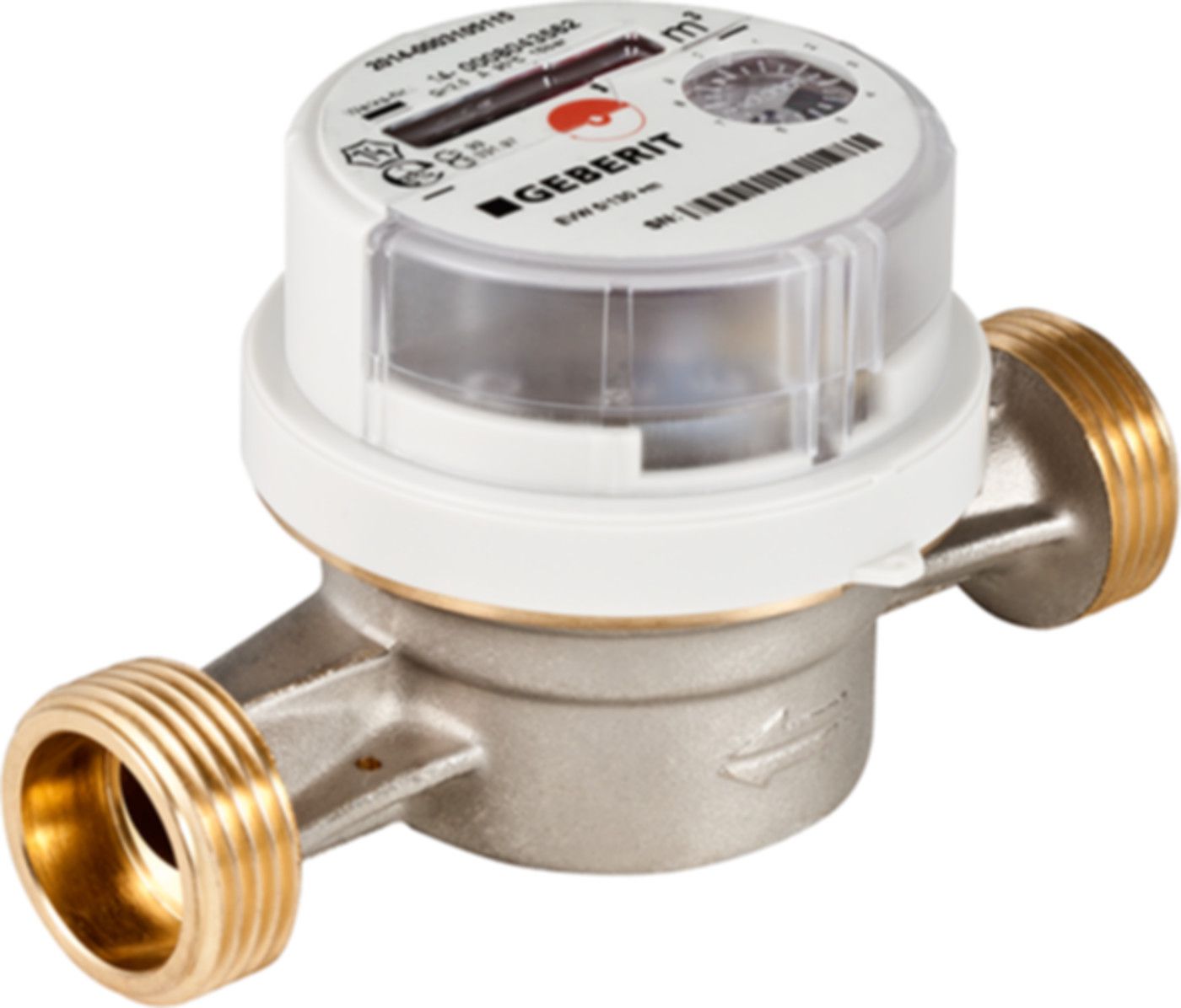 Einstrahl-Wasserzähler DN20 1" 653.498.00.1 - Geberit Systemventile / Armaturen