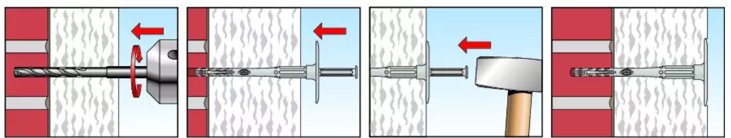 FISCHER Putzdübel FIF-CN II Ø8mm , L=128/80 - Fischer Befestigung