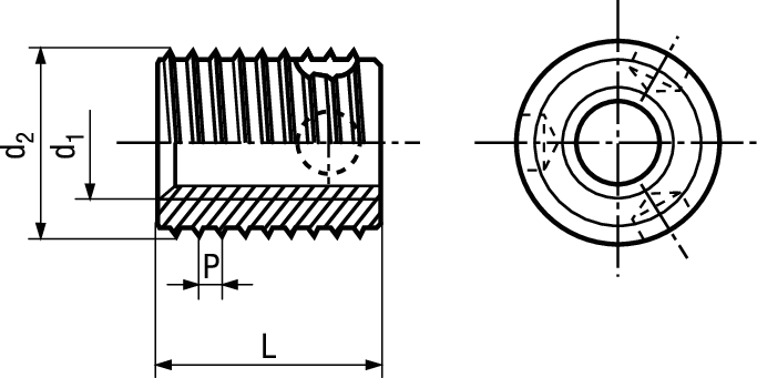 Ensat® Typ 337 kurz St vzb BN20349 M8 - Bossard Schrauben