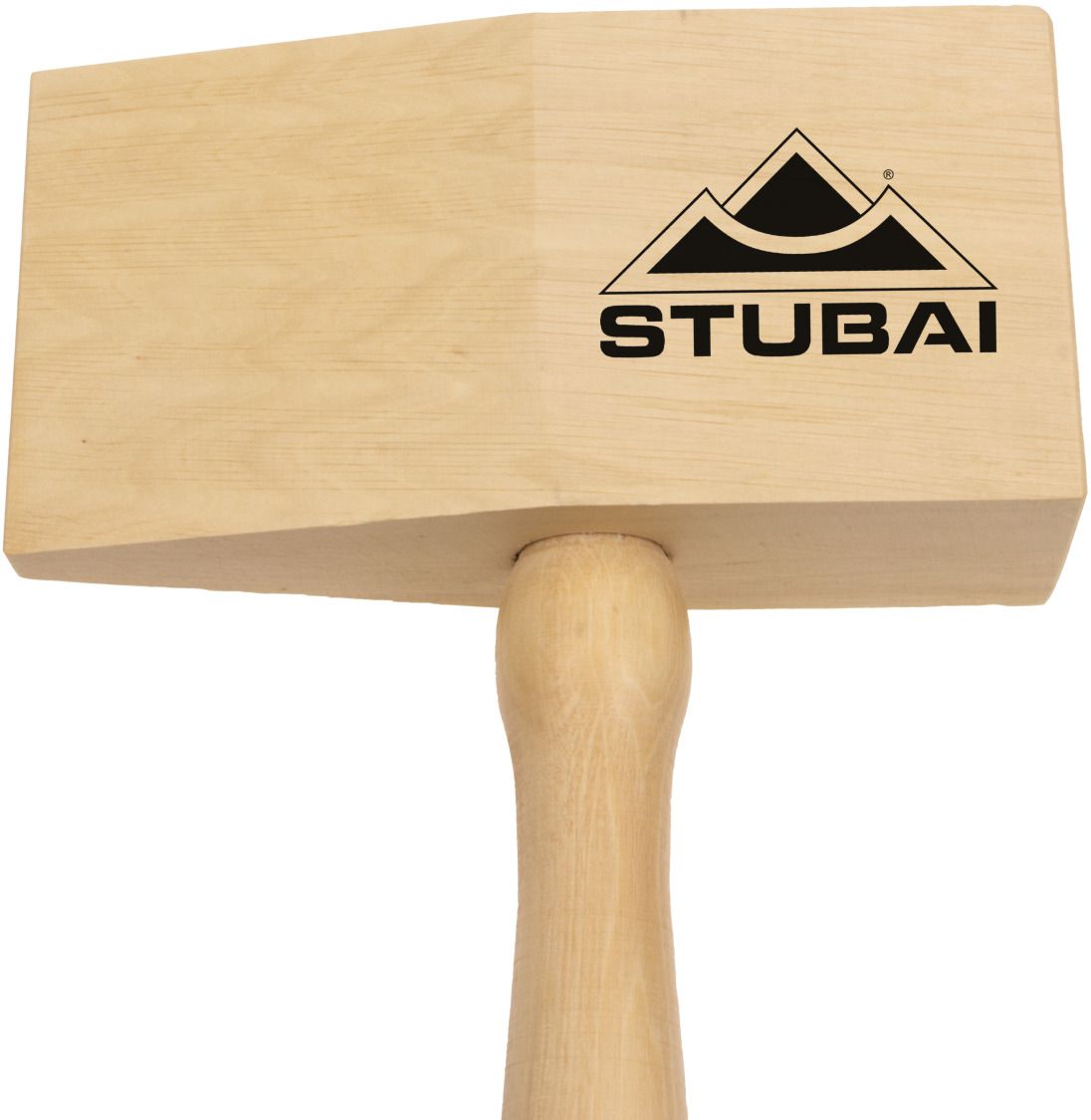 STUBAI Holz Deckhammer rechteckig Keilform 2785 , 170x55x90mm , Eschenholzstiel - Spenglerwerkzeuge