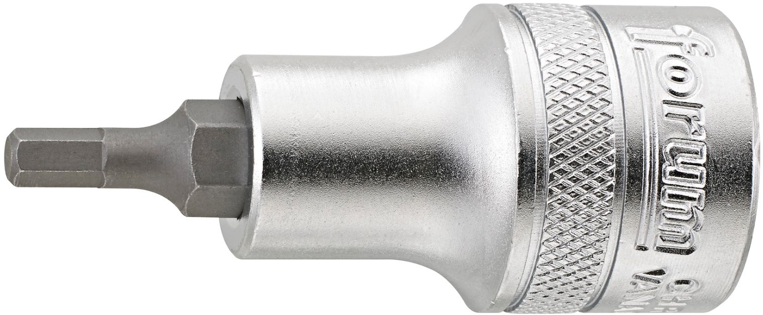 FORUM Schraubendreher-Einsatz 1/2", Innensechskant 6.0x140mm - Steck- und Drehmomentschlüssel