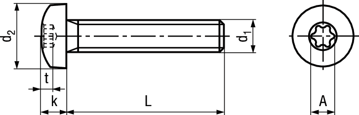 Lins-Schr mit I-6rd St 08.8/8.8 vzb BN20005 M6x10/X30 - Bossard Schrauben