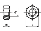 6-kt Mu ~0,8 d Rohrgew St 6 vzb BN144 G1"s50/m32 - Bossard Schrauben