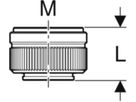 Kappe mit Schnellverschluss M25 652.483.00.1 - Geberit-Push Fit-Formstücke