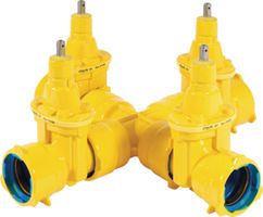 Combi-4 mit Steckmuffen Baio Gas 4435 DN 80/80 - Hawle Armaturen