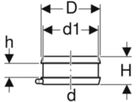 Elektroschweissband 75mm 365.776.16.1 zur Fixpunktbefestigung - Geberit-Dachentwässerung