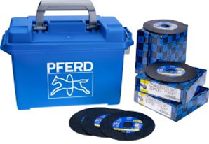 PFERD Trennscheibe EHT 125-1,0 Steelox, Ø125mm, 100 Stk. in Transportkoffer - Schleifen, Trennen
