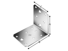 SIMPSON Winkelverbinder AB90 88x88x65x2.5mm, verzinkt - Holzverbinder