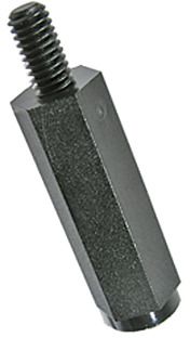 6-Kt Distanzh I+A-Gew PA schwarz BN7375 M3x30 - Bossard Schrauben