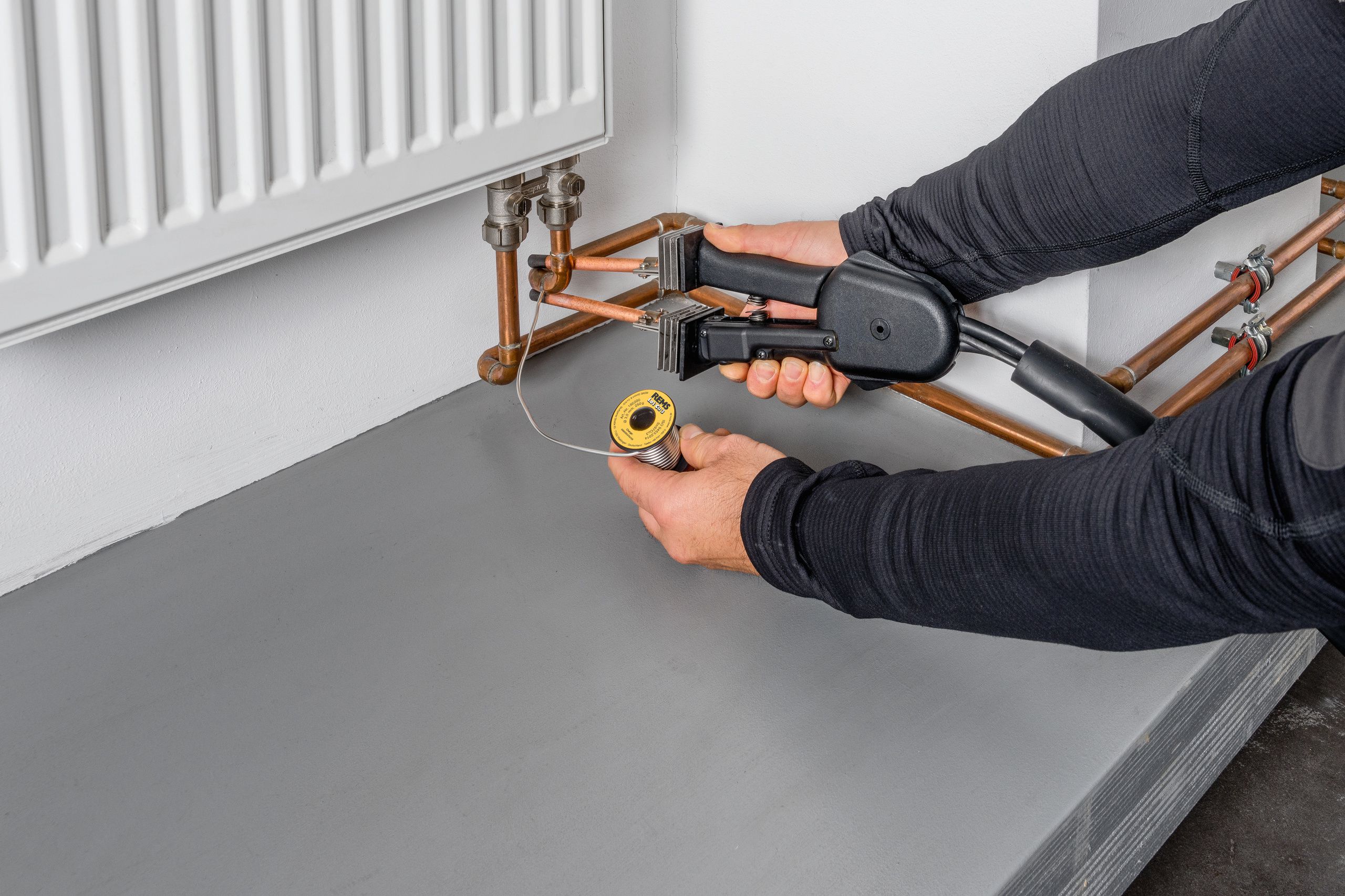 REMS Elektrisches Lötgerät, Contact 230V , 1750W , Grundgerät im Stahlkoffer - Sanitärwerkzeuge