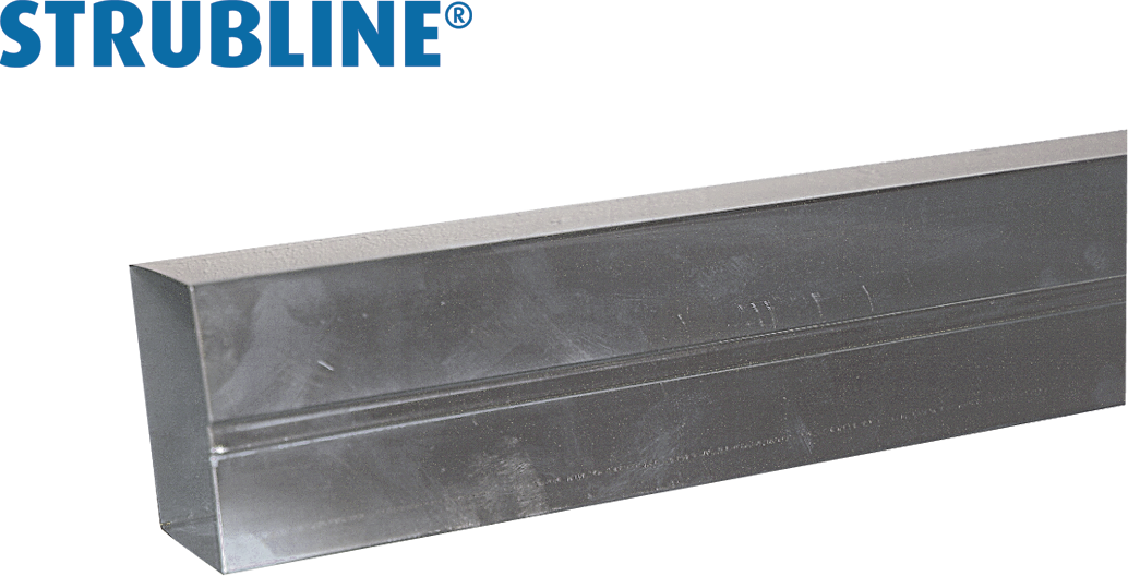 Ablaufrohre eckig gef.a 1 M 58/58 203 "Strubline" - Cr-Ni Spenglereihalbfabrikate