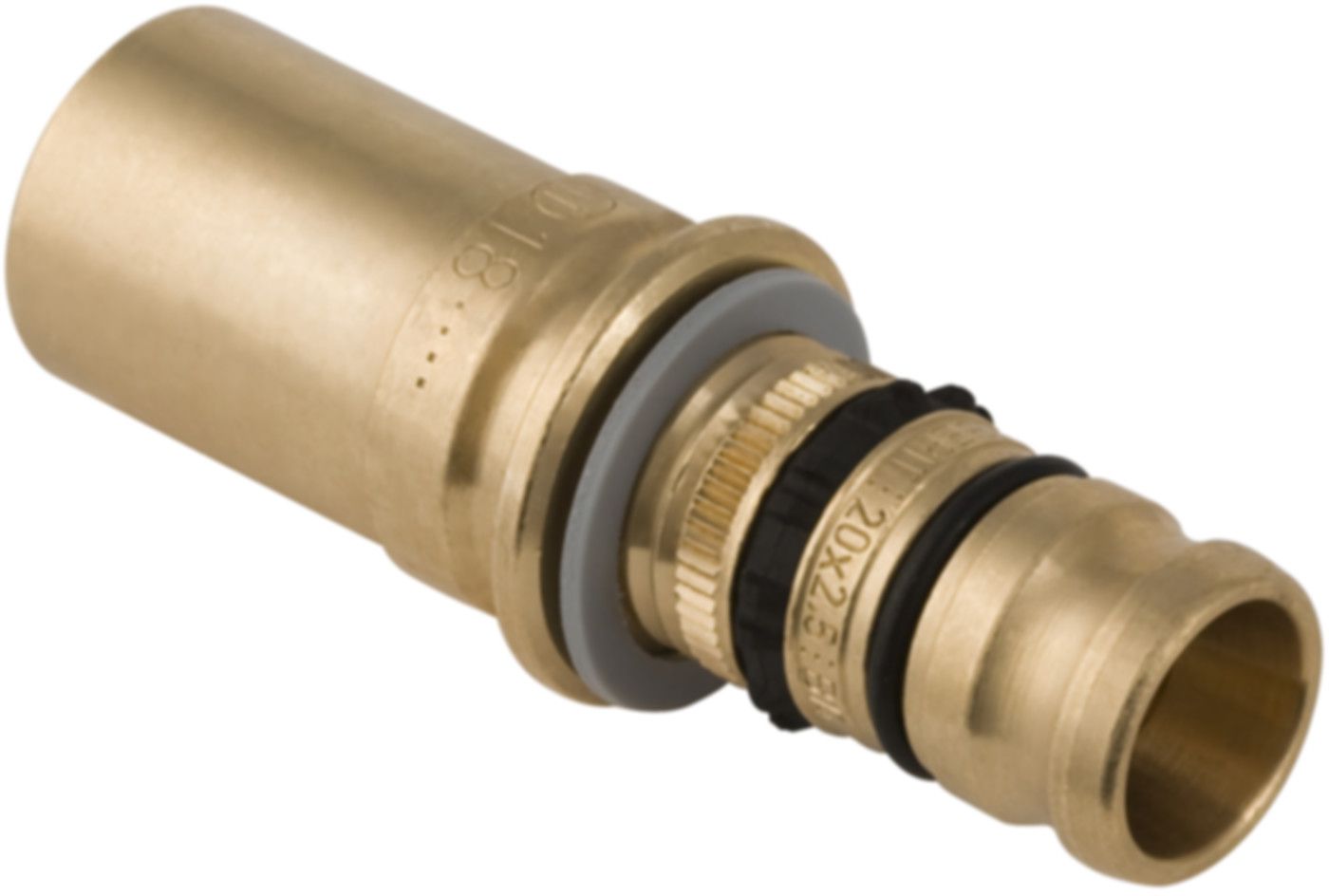 Übergang 16mm-15mm 601.508.00.5 auf Mapress Steckende - Geberit-Mepla-Formstücke