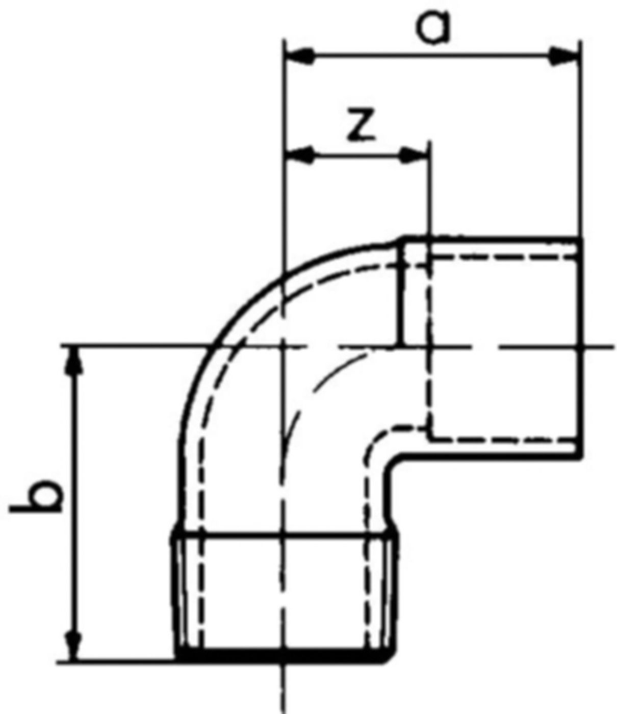Löt-Winkel 7094 28- 1" 767 094 024 - GF Lötfittings