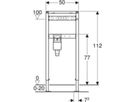 Waschmaschinen-Element, mit UP-Siphon Typ 112 111.773.00.2 - Geberit-Duofix