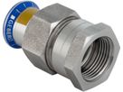 Übergang lösbar mit IG 42mm-11/2" 34408 Überwurfmutter Edelstahl - Mapress-Gas-Formstücke