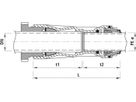 Übergangsstück Guss/PE 6370 DN 40 / d 40mm - Hawle Steckfittinge