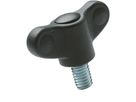 Flügelschrauben Elesa® CWN-p BN21219 8611M6x10black - Bossard Schrauben