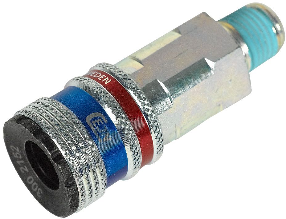 CEJN Sich-Kuppl., 300, R 3/8" AG SUVA geprüft, CAG-70-300-2154 - Druckluft, Zubehör