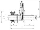 Spitzend/Mehrbereichsmuffenschieber 4252 Synoflex für Schraubmuffe DN 150 - Hawle Synoflex