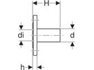 Flansch m/Steckende PN10/16 35mm 23786 - Mapress-Heizungs-Formstücke